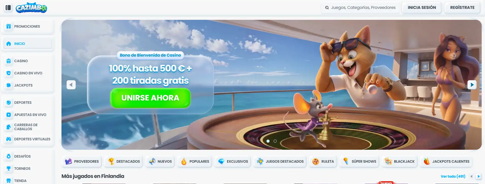 Logotipo oficial de Cazimbo Casino